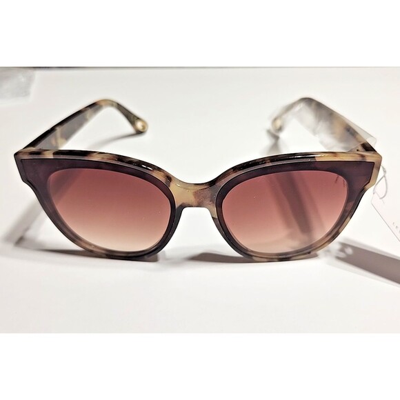 Sunglasses Lele Sadoughi Womens Brooklyn Tortoise 100% UVA/UVB Protection - Picture 1 of 10